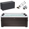 SET Tribeca F-TR062W Wanna z hydromasażem 850 l MSPA + Durabox 270 l + ProSpa Vac Odkurzacz basenowy