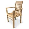 Stucking/New Krzesło ogrodowe sztaplowane, teak, jasnobrązowe NOELA 345745