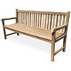 Roma Ławka ogrodowa, 200 cm, teak, jasnobrązowa NOELA 3457091