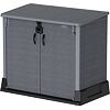 StoreAway Skrzynia do przechowywania 850 l, 130 x 110 x 74 cm, plastikowa, szara DURAMAX 86620