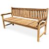 Queensbury Ławka ogrodowa, 180 cm, teak, jasnobrązowa NOELA 3457355