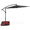 Hook Parasol ogrodowy bez obciążników Ø 3 m, czarny NOELA 3457094