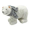 Niedźwiedź polarny z szalikiem większy 23 x 14 cm Prodex 5330