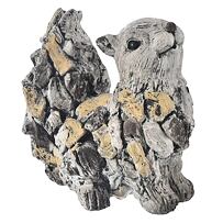Ebi Wiewiórka 30 x 17 x 29 cm, ceramika, wzór kamień INDECOR X14122