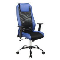 Krzesło biurowe Sander niebieskie Antares