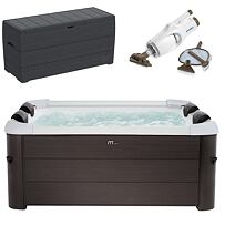SET Tribeca F-TR062W Wanna z hydromasażem 850 l MSPA + Durabox 270 l + ProSpa Vac Odkurzacz basenowy
