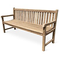 Roma Ławka ogrodowa, 200 cm, teak, jasnobrązowa NOELA 3457091