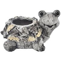 Ebi Doniczka żółw 32 x 25 x 21 cm, ceramika, wzór kamienia INDECOR X14124