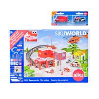 SIKU World - remiza strażacka z wozem strażackim 55081656