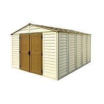 WoodBridge Plus Domek ogrodowy 13 m² + konstrukcja podłogowa, winylowy, beżowy DURAMAX 40234