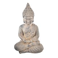 Budda 26 x 20 x 41 cm, ceramika, szary INDECOR X14112