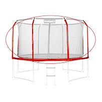Zestaw osłon i rękawów sprężynowych do trampoliny 366 cm - czerwony MARIMEX 19000775