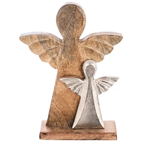 Mango Anioł 23,5 × 32,5 cm, drewno mango ORION 351908