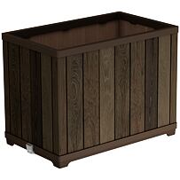 Deco Rectangle Tall Donica 76 x 45,5 x 55 cm, orzech KETER 261035