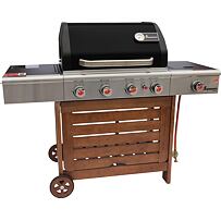 Triton 4.1 Grill gazowy z drewnianym wózkiem LANDMANN 12202