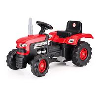 Duży traktor na pedały, czerwony Dolu 10878050