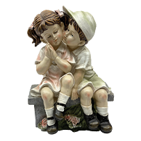 Dziewczyna + chłopak na ławce 35 x 27 cm Prodex A00342