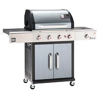 Triton PTS 4.1 Grill gazowy, srebrny LANDMANN 12964