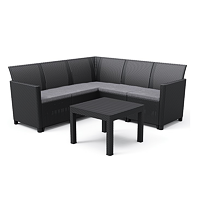 Claire 5 Seat corner, grafit KETER 252711