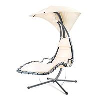 Sanremo Krzesło wiszące bujane 200 x 125 x 195 cm, beżowe HAPPY GREEN 50329000