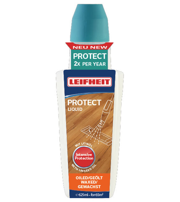 Środek PROTECT do ochrony olejowanych i woskowanych podłóg drewnianych 625 ml LEIFHEIT 56504