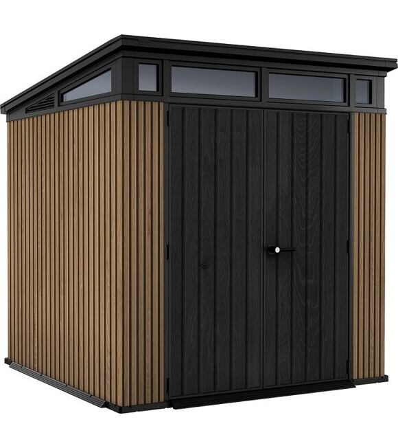 Pent Signature Domek ogrodowy 7x7, 216 x 226 x 216 cm, brązowy KETER 259817