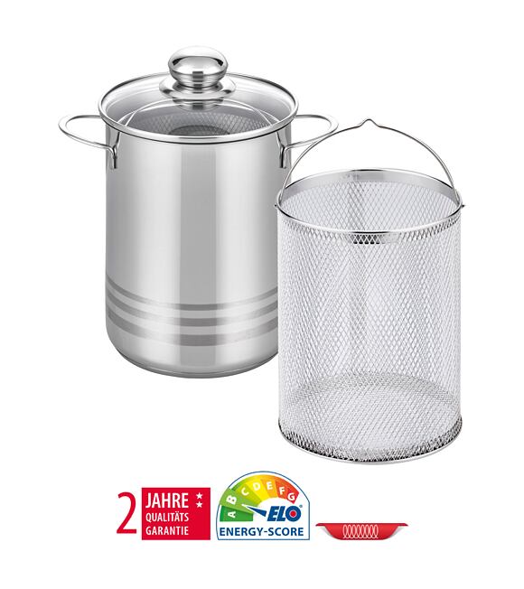 Garnek do szparagów Brillant Ø 16 cm, 4 l, stal nierdzewna ELO BASIC 22616