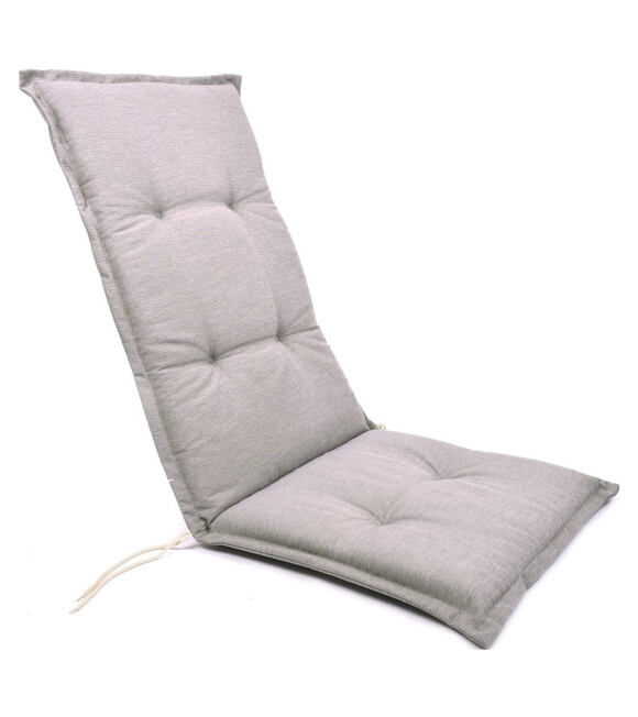 Naxos Hoch Poduszka jednokolorowa 50 x 118 x 6 cm, jasnoszara SUN GARDEN 10317231