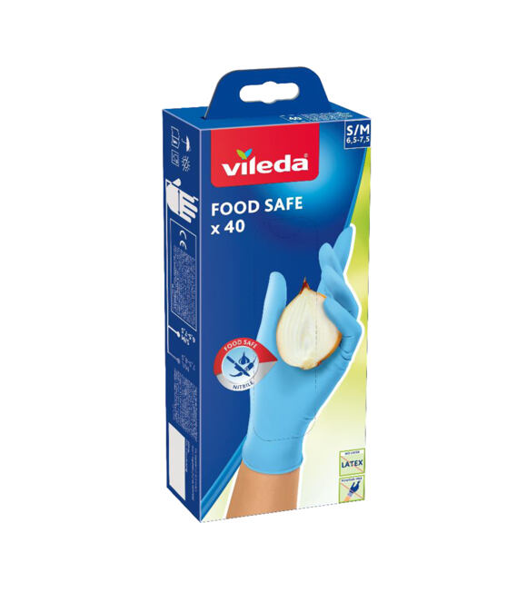 Food Safe Rękawice jednorazowe M/L 40 szt VILEDA 171015