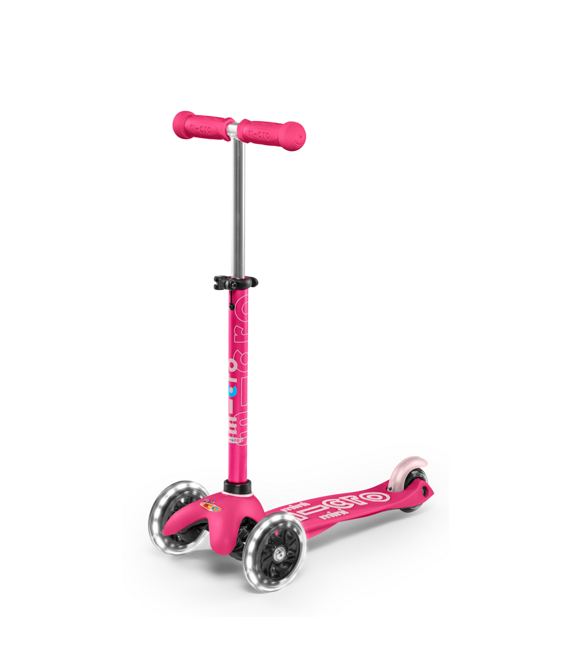 Mini deluxe hulajnoga LED różowy Micro MMD075