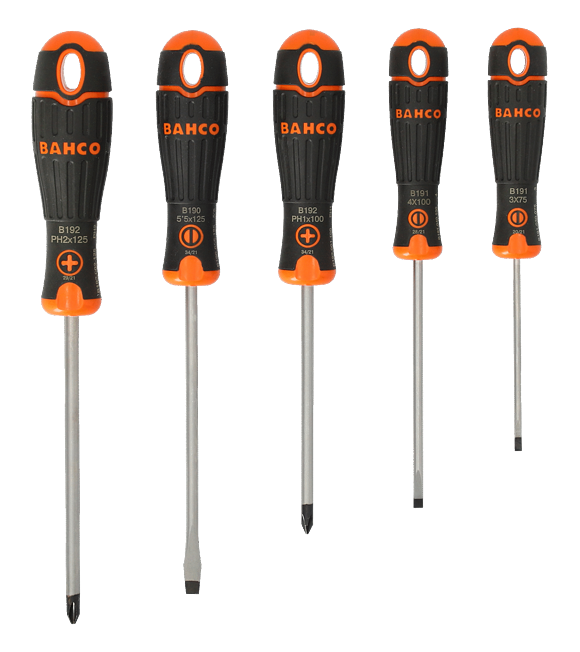 BahcoFit Zestaw śrubokrętów 5 szt. BAHCO B219.015