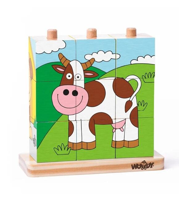 Kubus Zwierzęta domowe, nawlekane WOODY 102193055