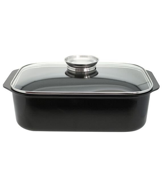 Raffinesse Brytfanna ze szklaną pokrywką i uchwytem aromatycznym 40×26 cm ELO BASIC 82840