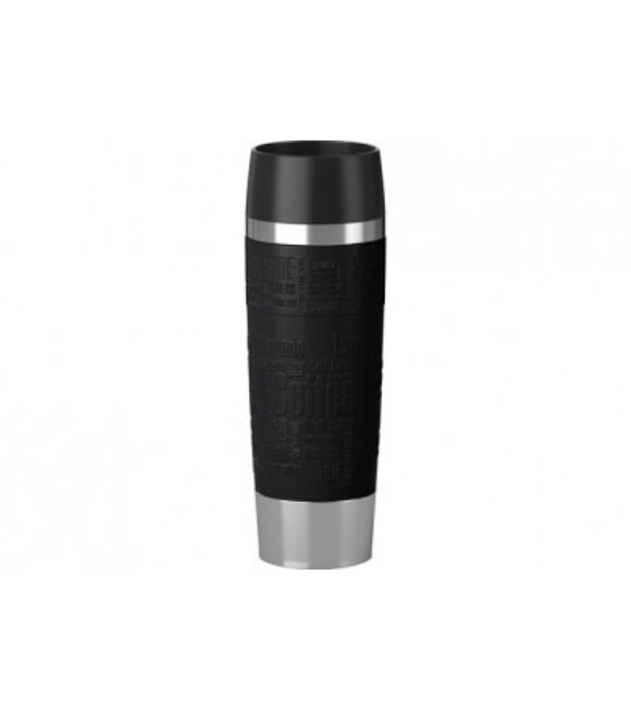 Travel Mug Grande termiczny kubek podróżny 0,5 l - czarny/stalowy TEFAL K3081214