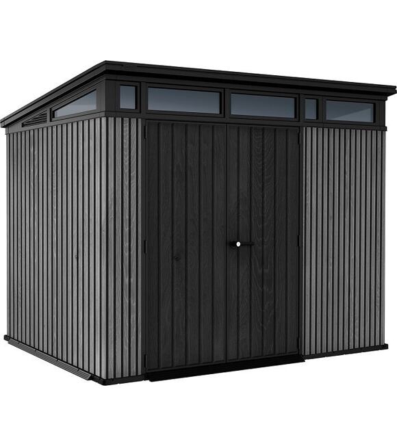 Pent Signature Domek ogrodowy 9x7, 279 x 226 x 216 cm, szary KETER 259820