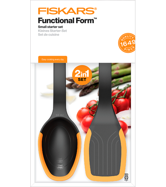 Functional Form komplet akcesoriów kuchennych łopatka i łyżka Fiskars 1027307