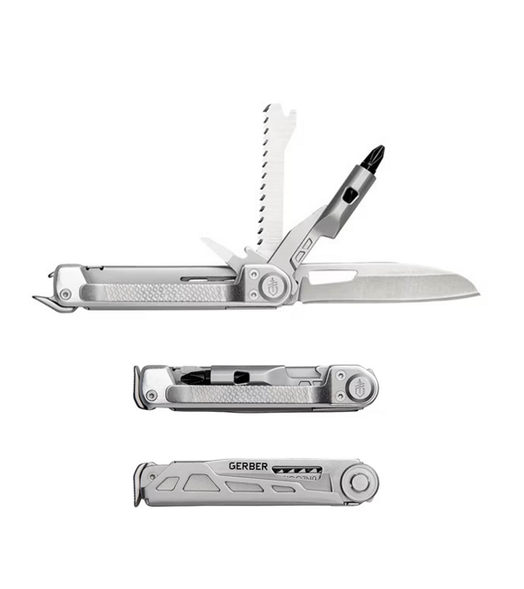 Multitool ArmBar Trade nóż wielofunkcyjny srebrny Gerber 1064416