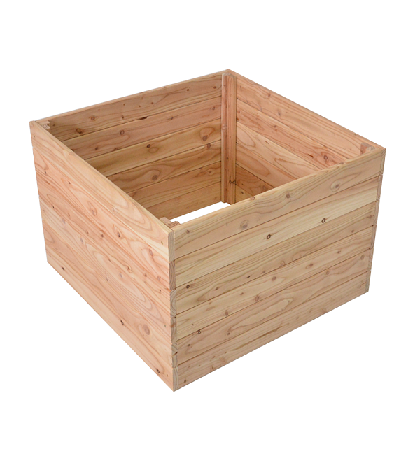 Premium Podwyższone łóżko drewniane 70 x 70 x 50 cm, drewno modrzewiowe ROJAPLAST 9213