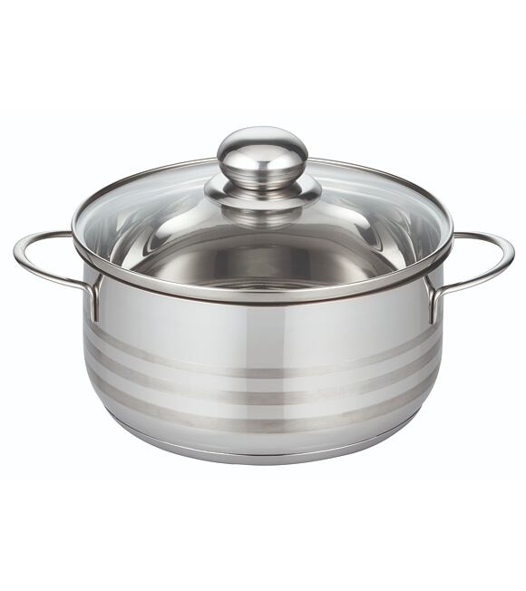 Garnek Brillant Ø 16 cm, 1,3 l, stal nierdzewna ELO BASIC 22116