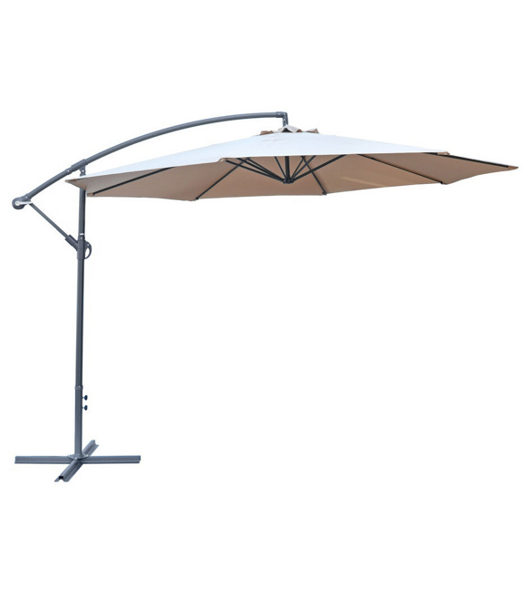 Parasol boczny ø 350 cm, beżowy ROJAPLAST 601/4