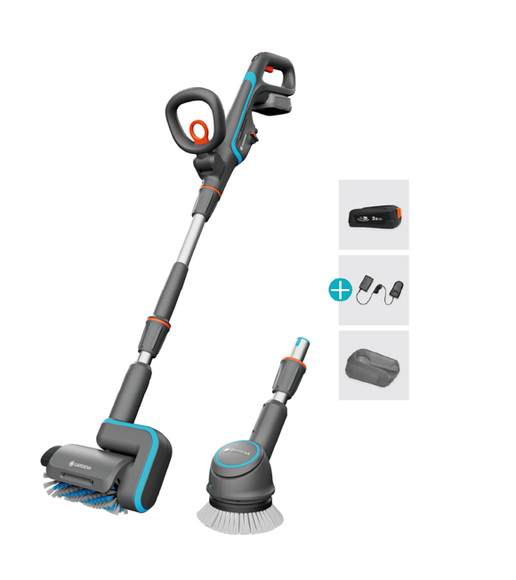 AquaBrush Universal Akumulatorowy odkurzacz wielofunkcyjny 04/18V P4A GARDENA 14842-20