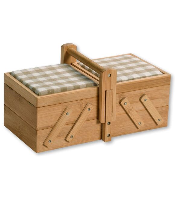 Organizer na akcesoria do szycia, 29 x 17 x 16,5 cm, bambus KESPER 58711