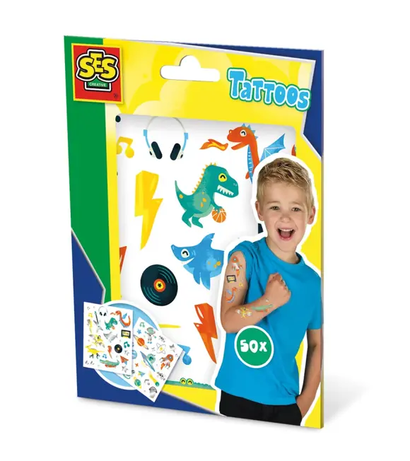 Tatuaże dla dzieci, 50 szt. SES 107814281