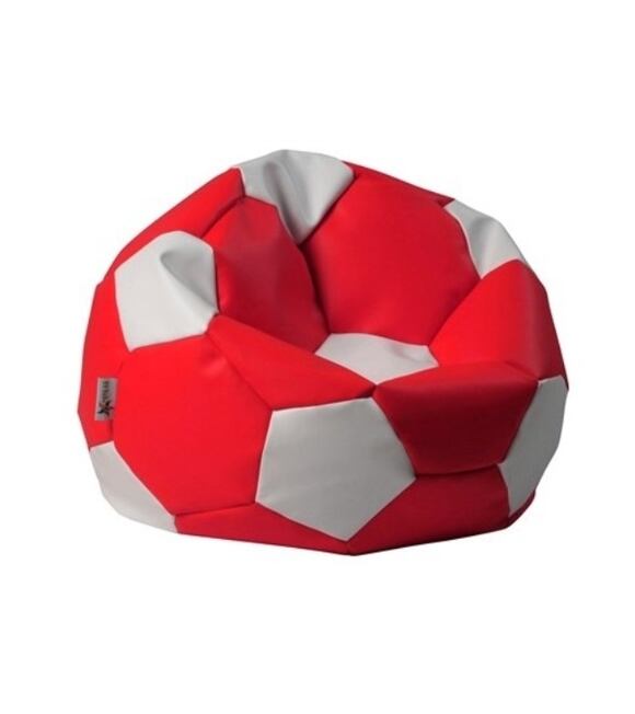 Pufa EUROBALL BIG XL czerwono-biała Antares