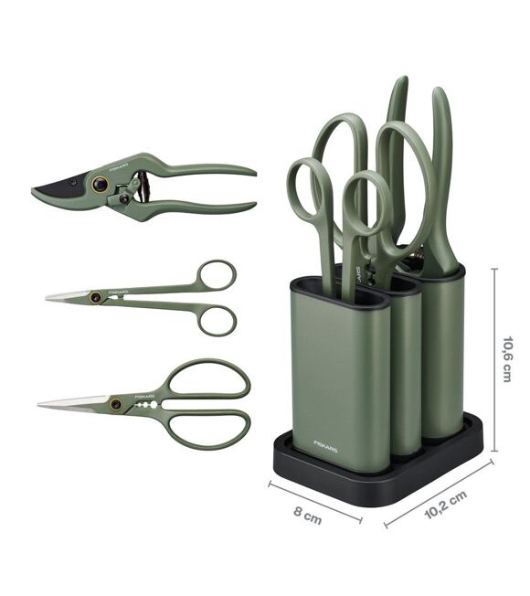 Plant Care Zestaw nożyc z etui, 3 szt. FISKARS 1075317