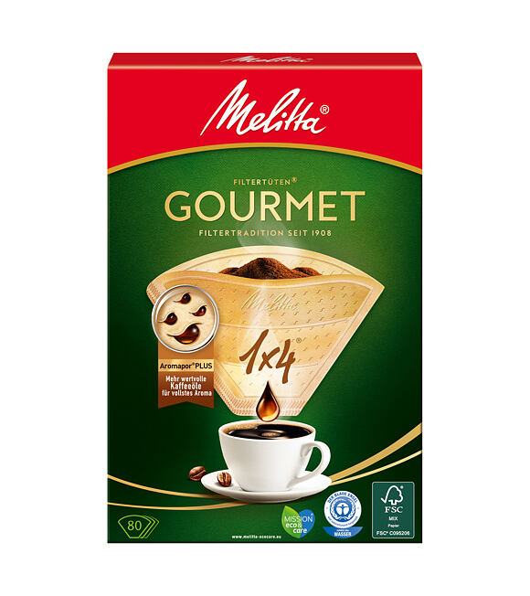 Gourmet Filtry do kawy 1x4 40 szt MELITTA 6659479