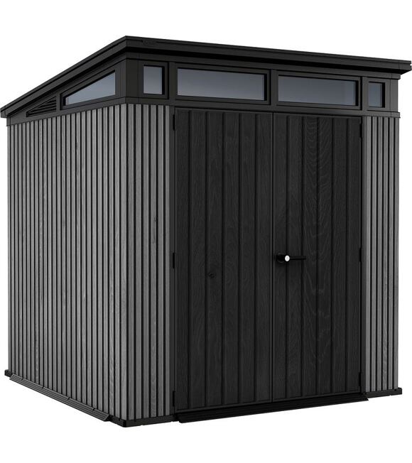 Pent Signature Domek ogrodowy 7x7, 216 x 226 x 216 cm, szary KETER 259816