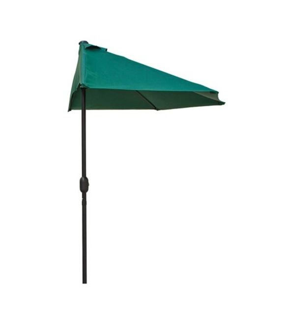 Parasol półokrągły 270 x 135 cm, ciemnozielony HAPPY GREEN 50HKT157NDG