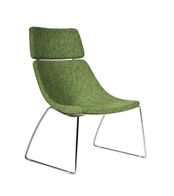 Krzesło wypoczynkowe SOFT zielone PDH Antares