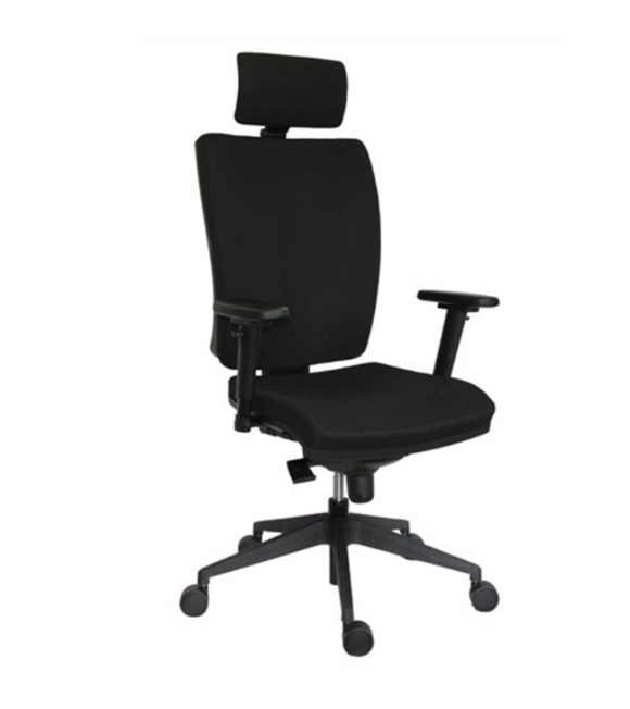 Krzesło biurowe 1580  GALA Plus PDH ECONOMY -czarne Antares